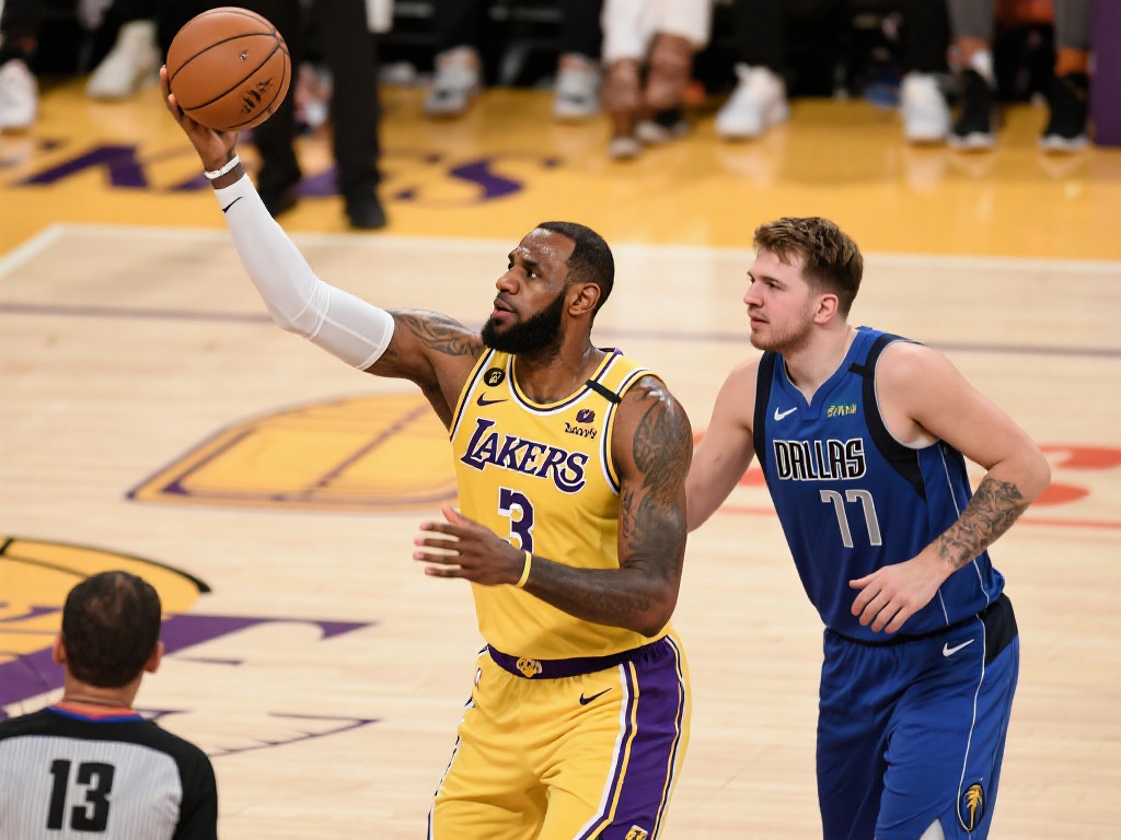 詹姆斯补篮绝杀战胜东契奇 湖人逆转险胜步行者