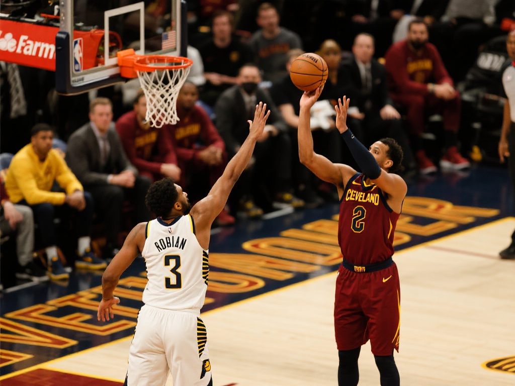 马瑟林压哨三分闪耀，步行者首节狂甩骑士11分