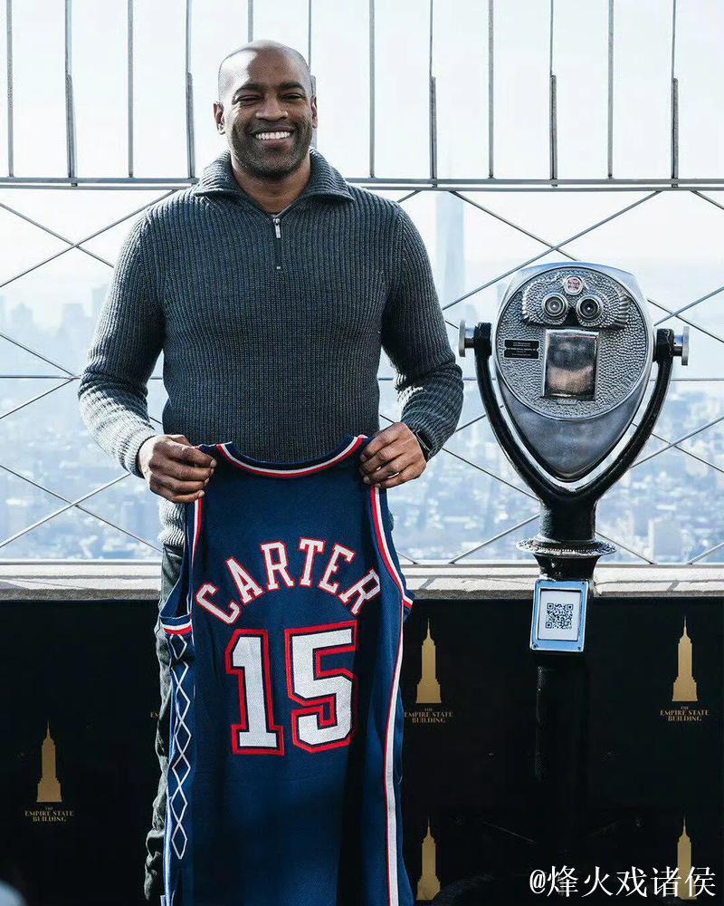 卡特谈篮网退役球衣：梦想实现 感激不已
